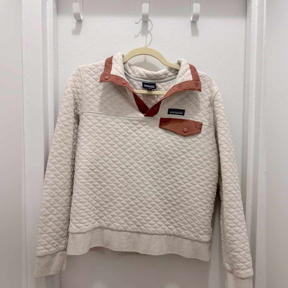 Patagonia Organic Cotton Quilt Snap-T Pullover Sweatshirt - Women's Small